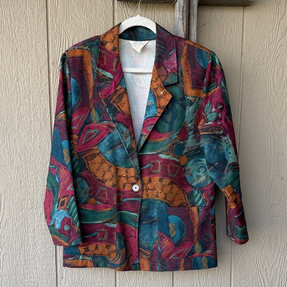 Vintage Abstract Women's Jacket